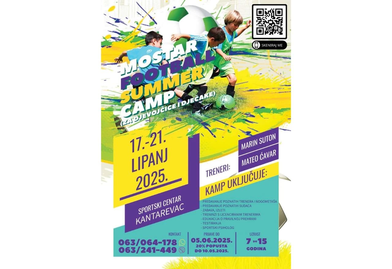 Najava Mostar Summer Football Camp 2025