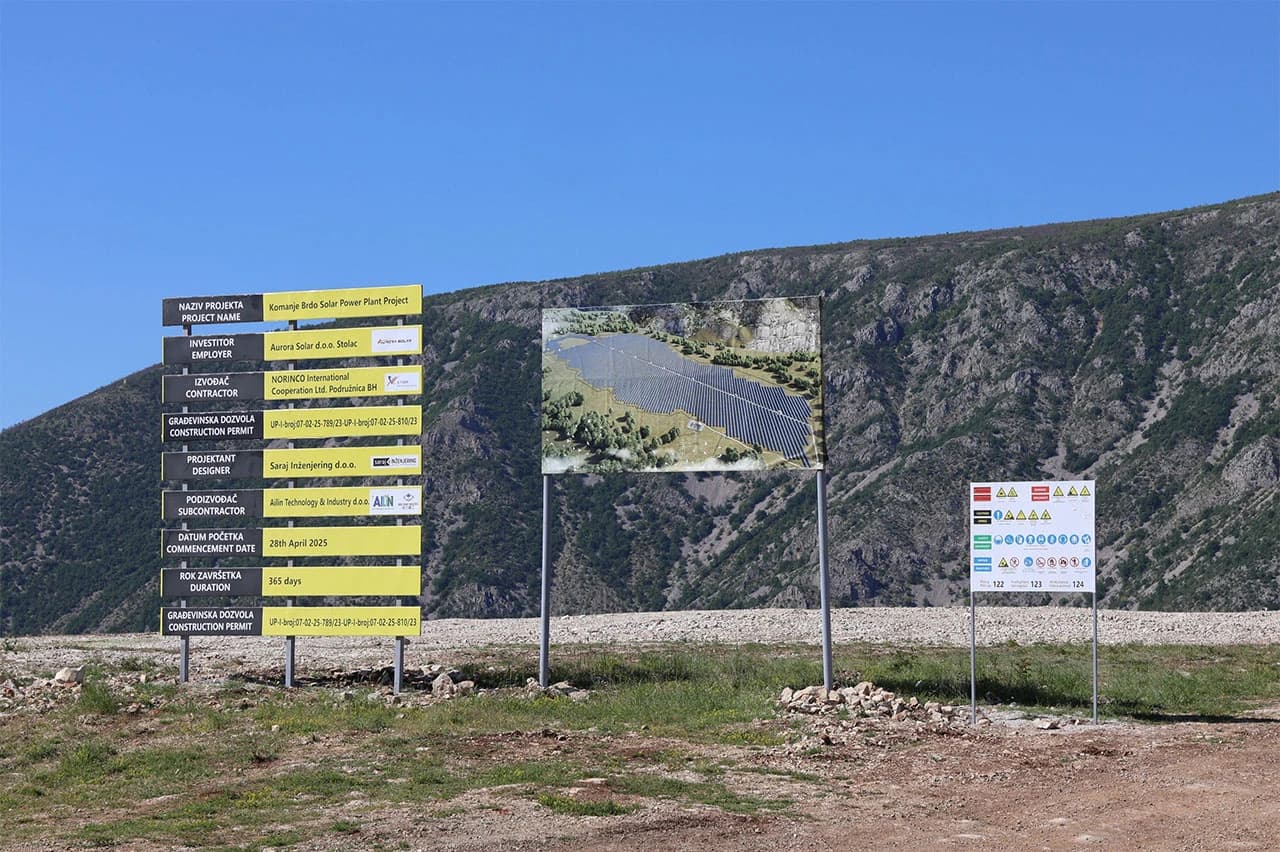 Gradi se najveći fotonaponski objekt u BiH
