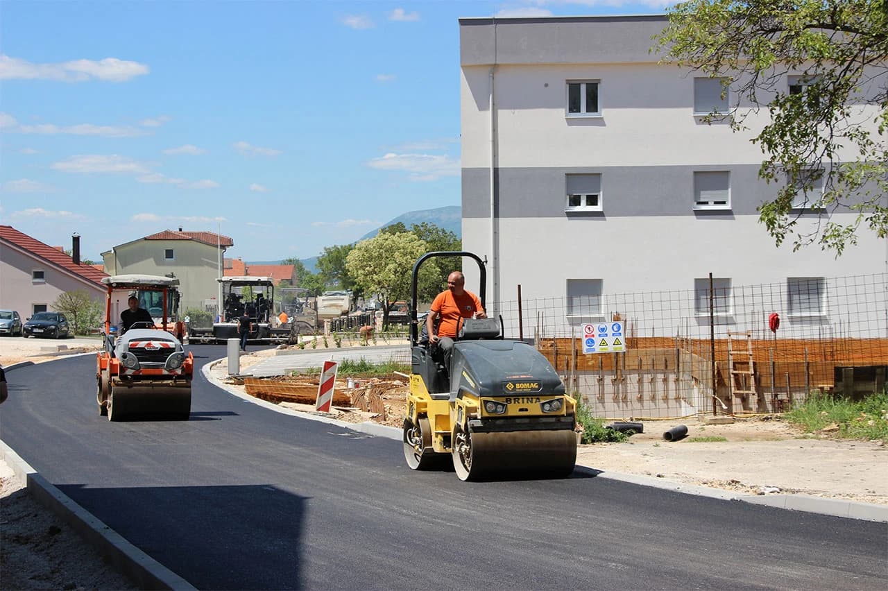 Uređenje prometnica u blizini vrtića i stambenih zona ulazi u završnu fazu