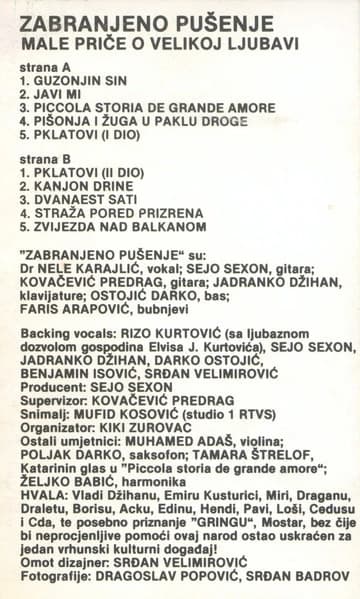 Omot albuma ''Male priče o velikoj ljubavi''