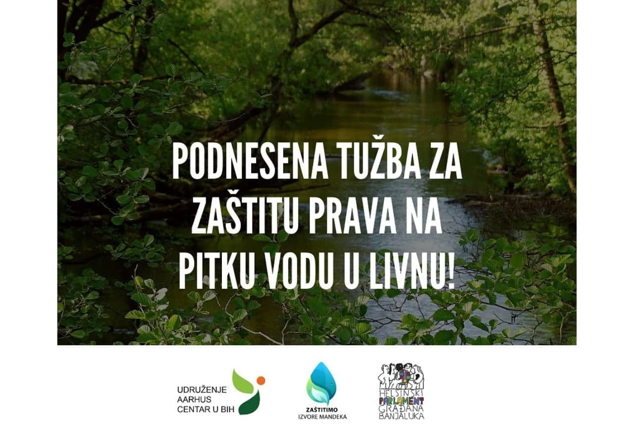 Podnošenje tužbe za zaštitu prava na pitku vodu u Livnu