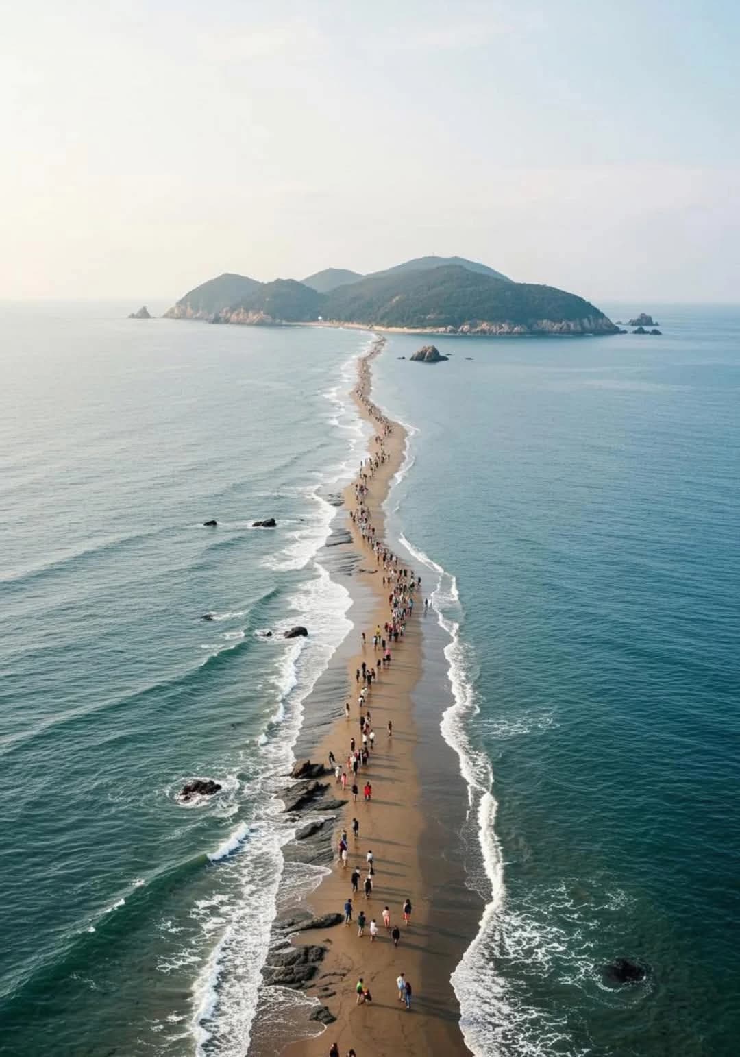 Mojsijevo čudo između otoka Jindo i Modo