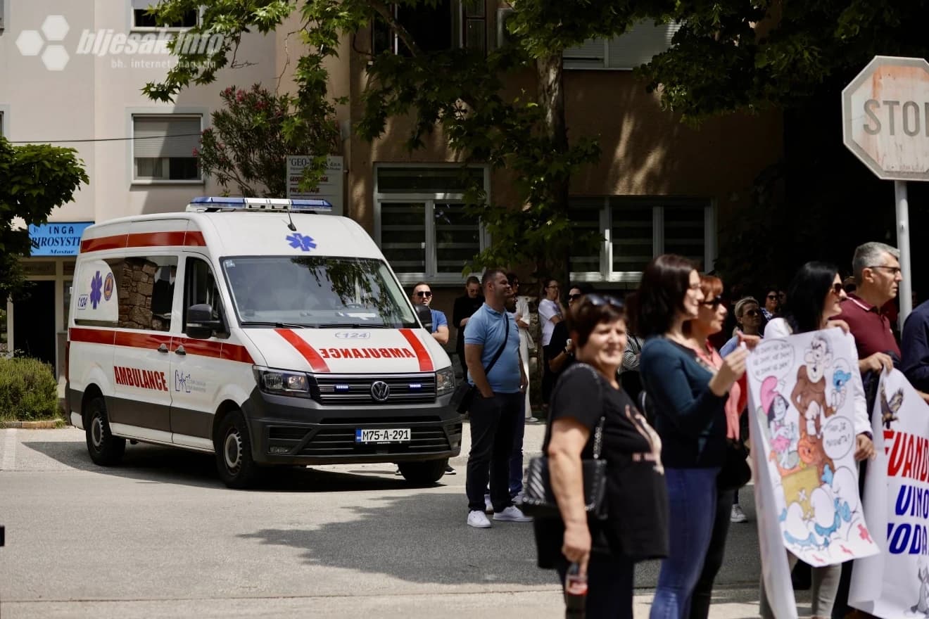 Prosvjed zdravstvenih radnika