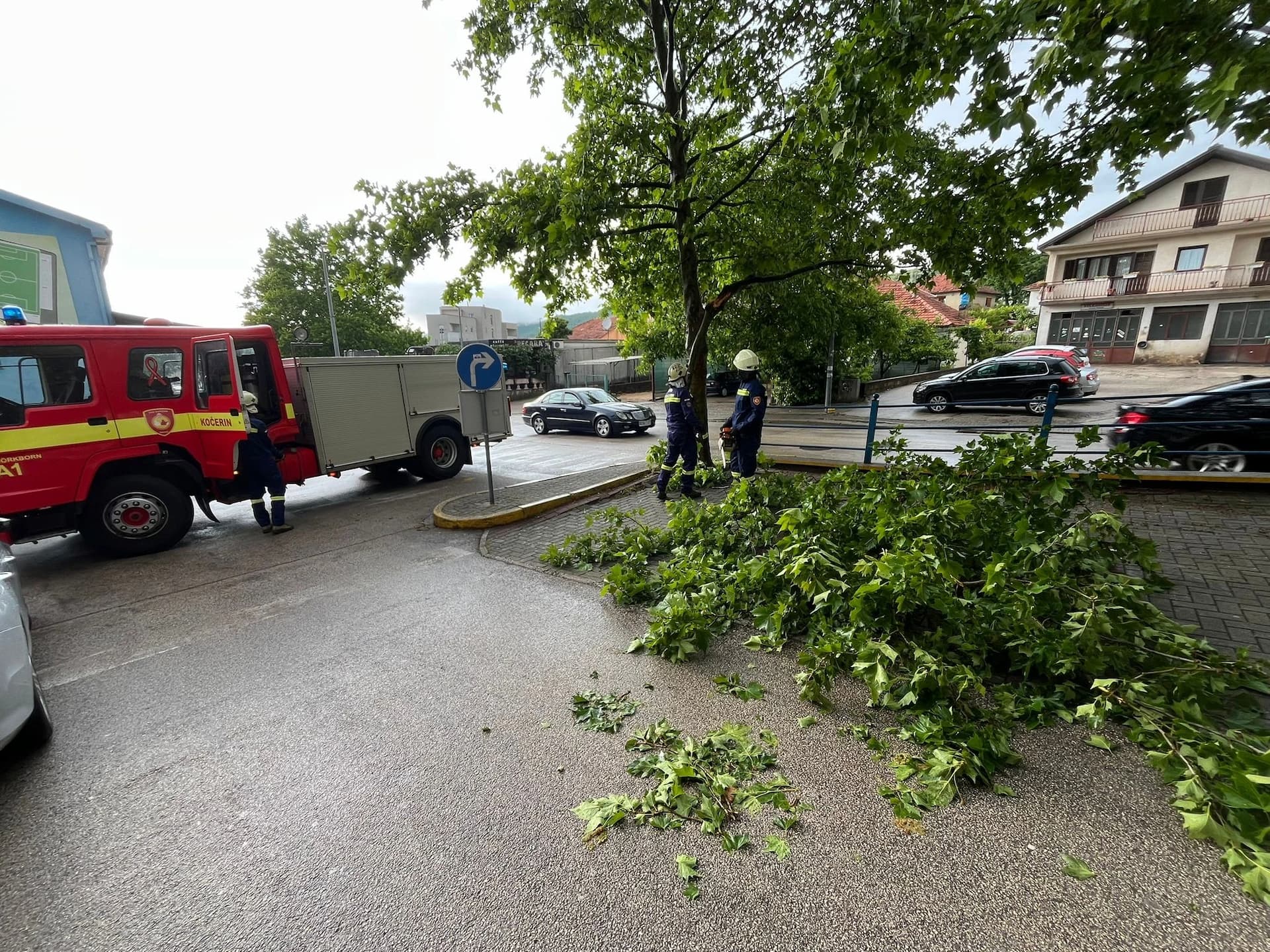 Intervencija vatrogasaca na Pecari