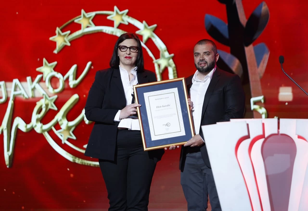 Dobitnik priznanja za Humanistu godine je Elvir Karalić