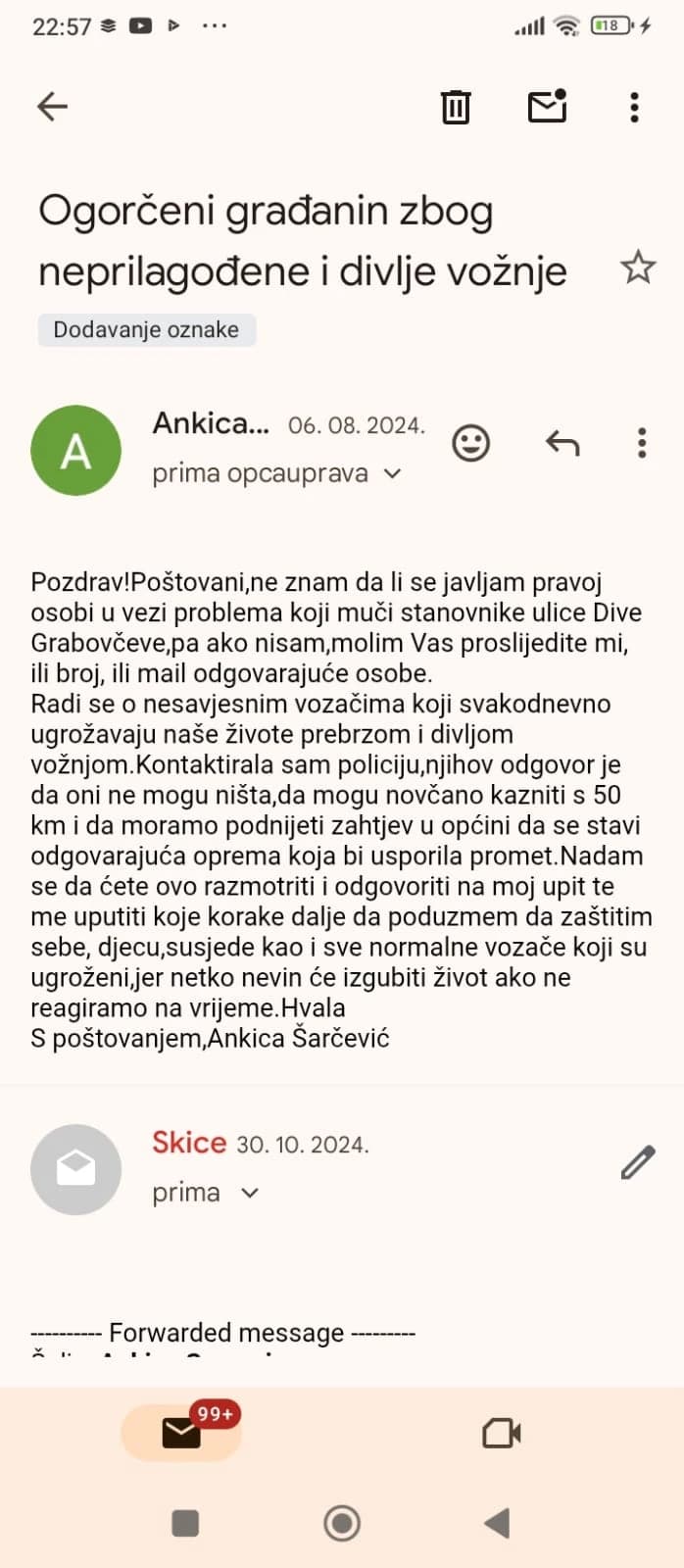 Upozorenja od strane Općinskog odbora HRS-a Prozor-Rama