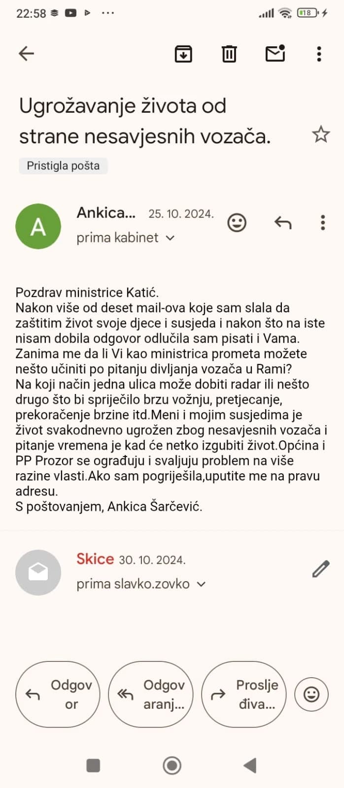 Upozorenja od strane Općinskog odbora HRS-a Prozor-Rama
