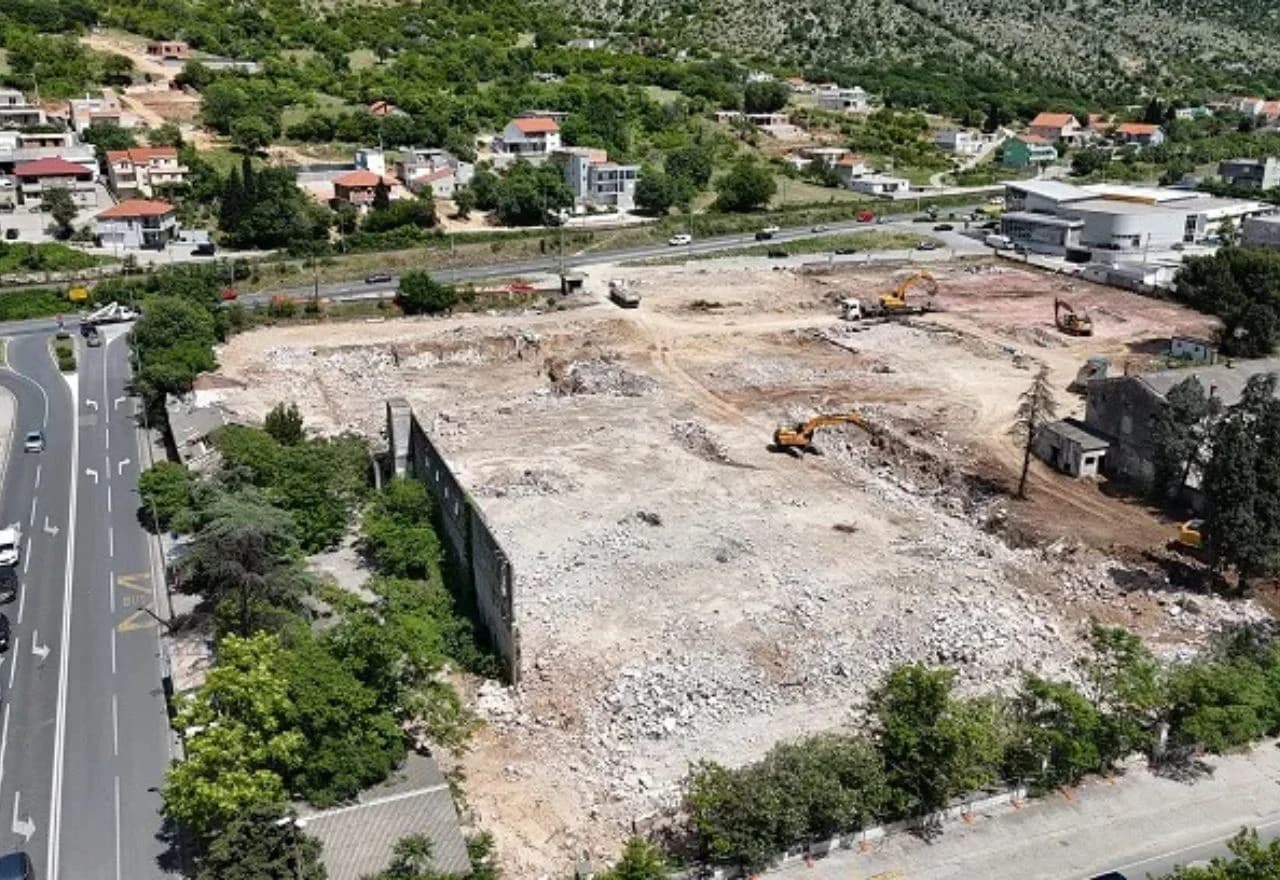 Srušena Tvornica duhana u Mostaru