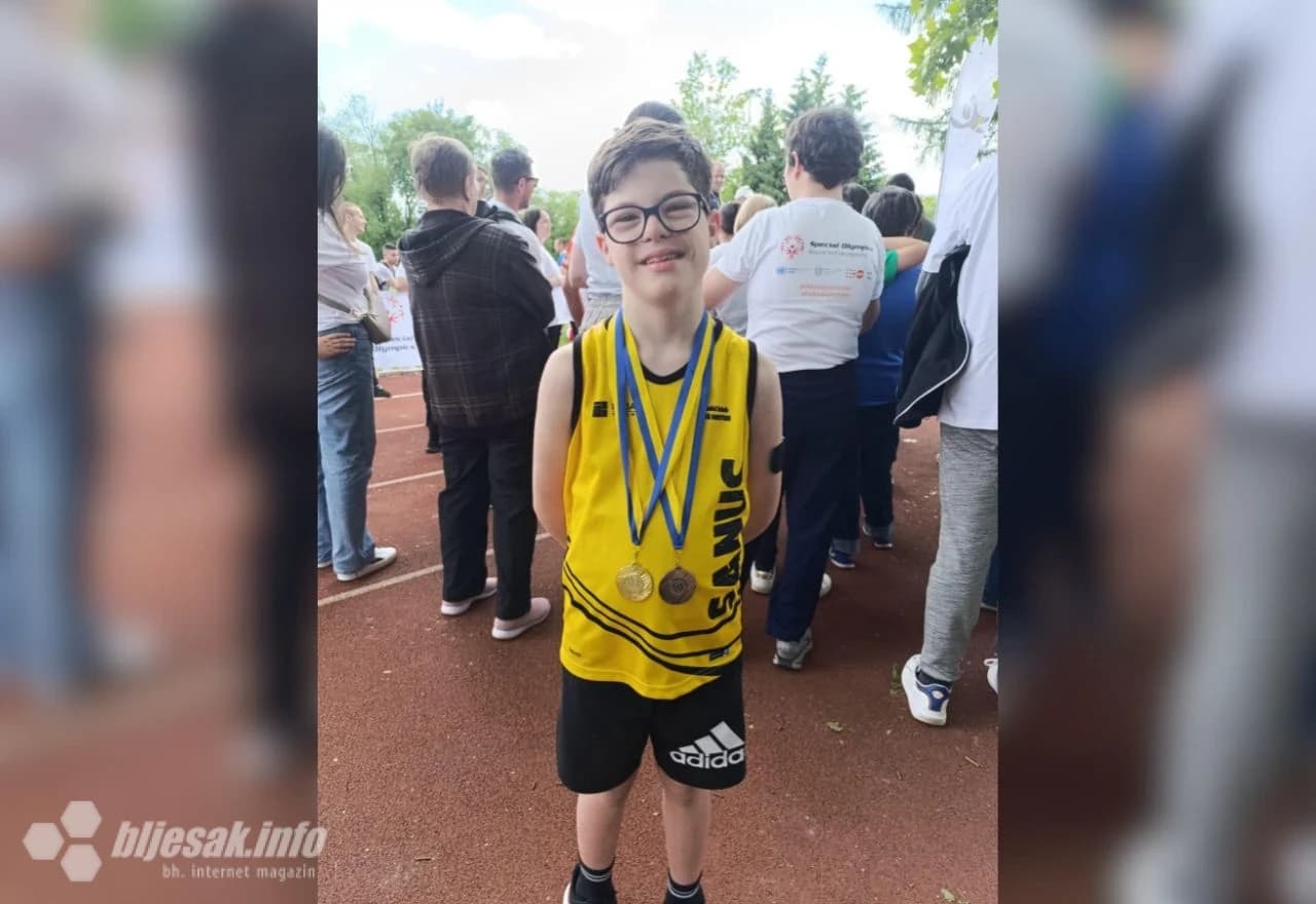 Andrej Vučemil na Inkluzivnim igrama u Sarajevu