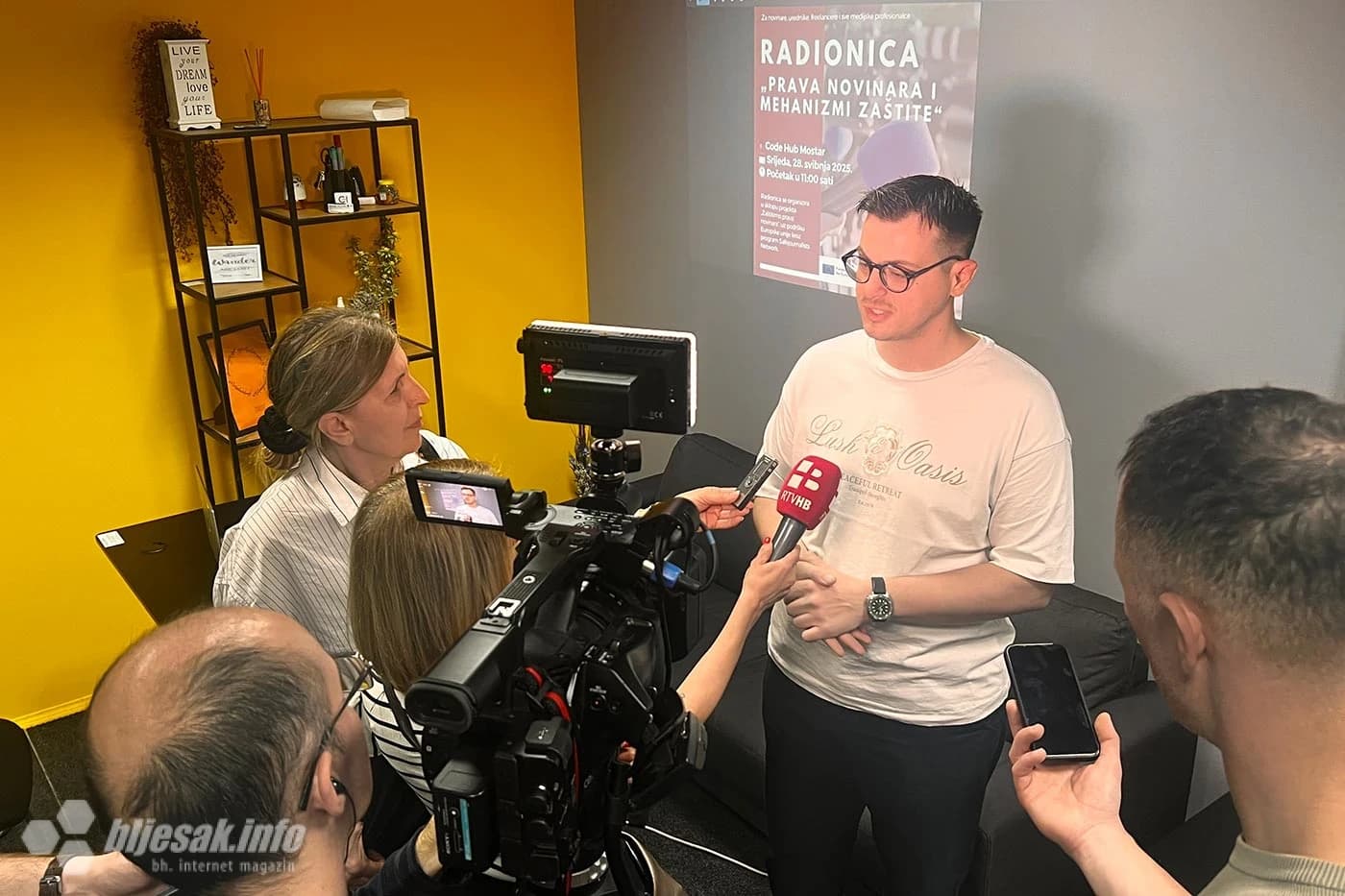 Voditelj projekta "Zaštitimo prava novinara", Nikola Bačić