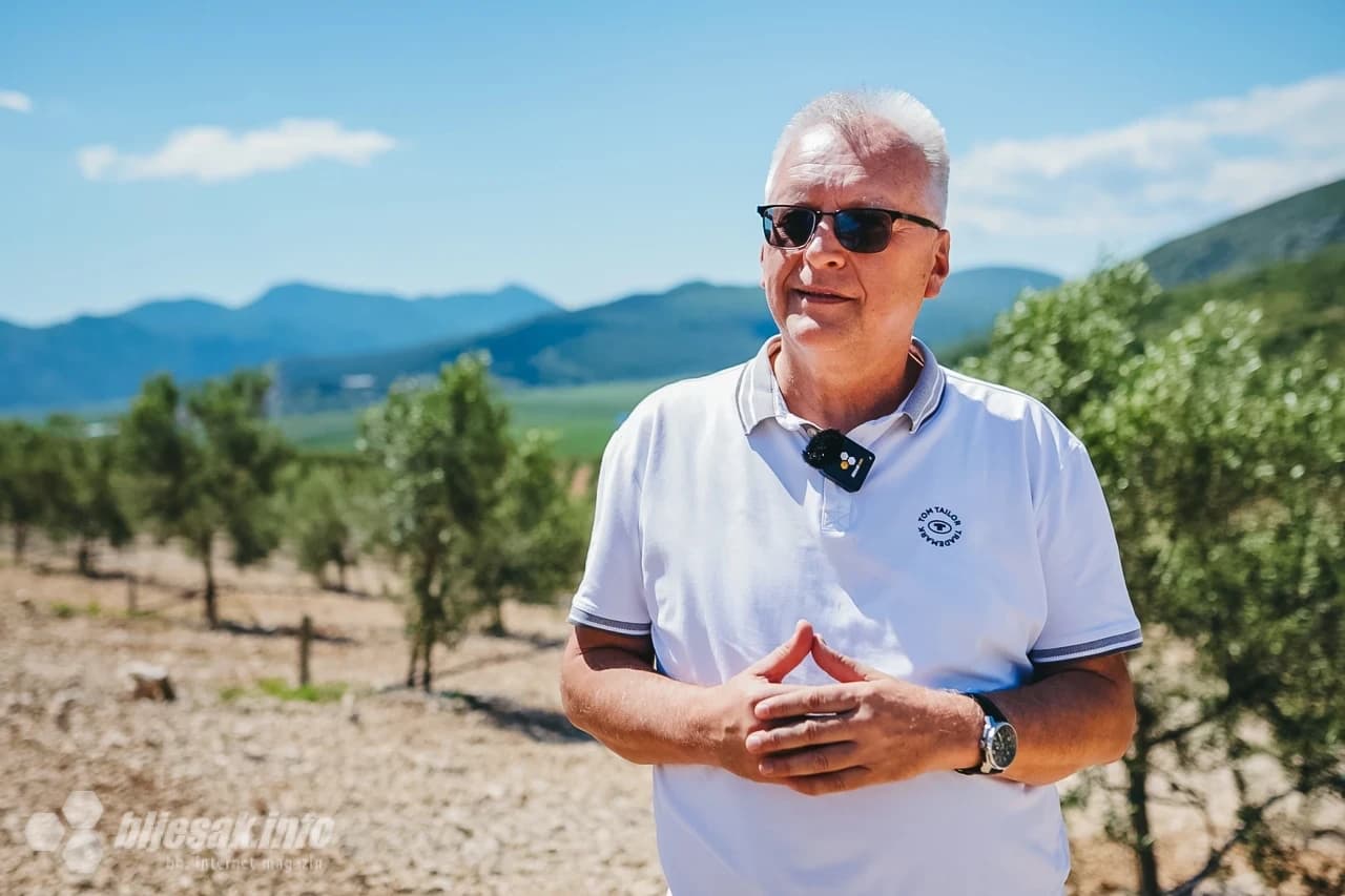 Dopredsjednik HUUM-a i direktor firme AgroHerc Organic Ramiz Zajmović