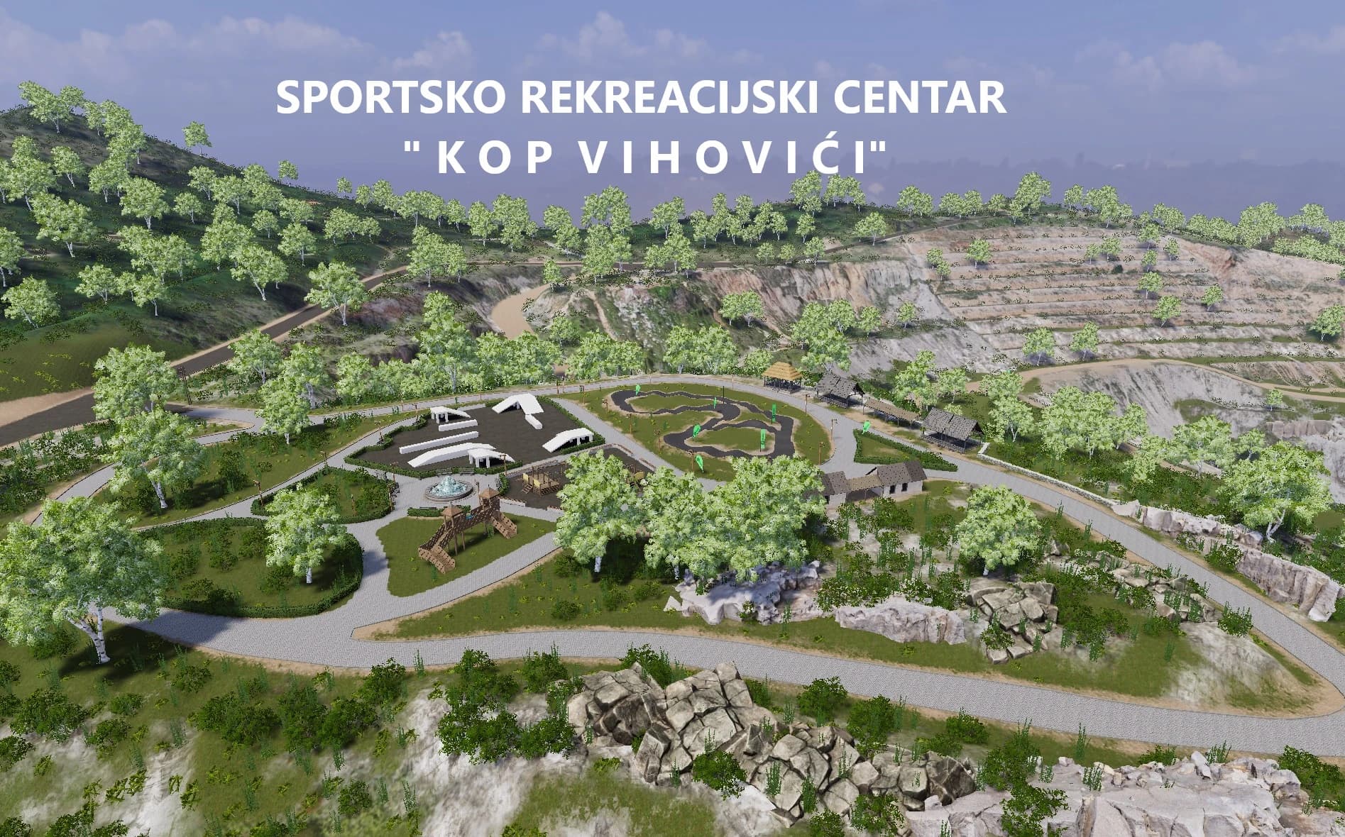 Planirani izgled SRC Kop Vihovići