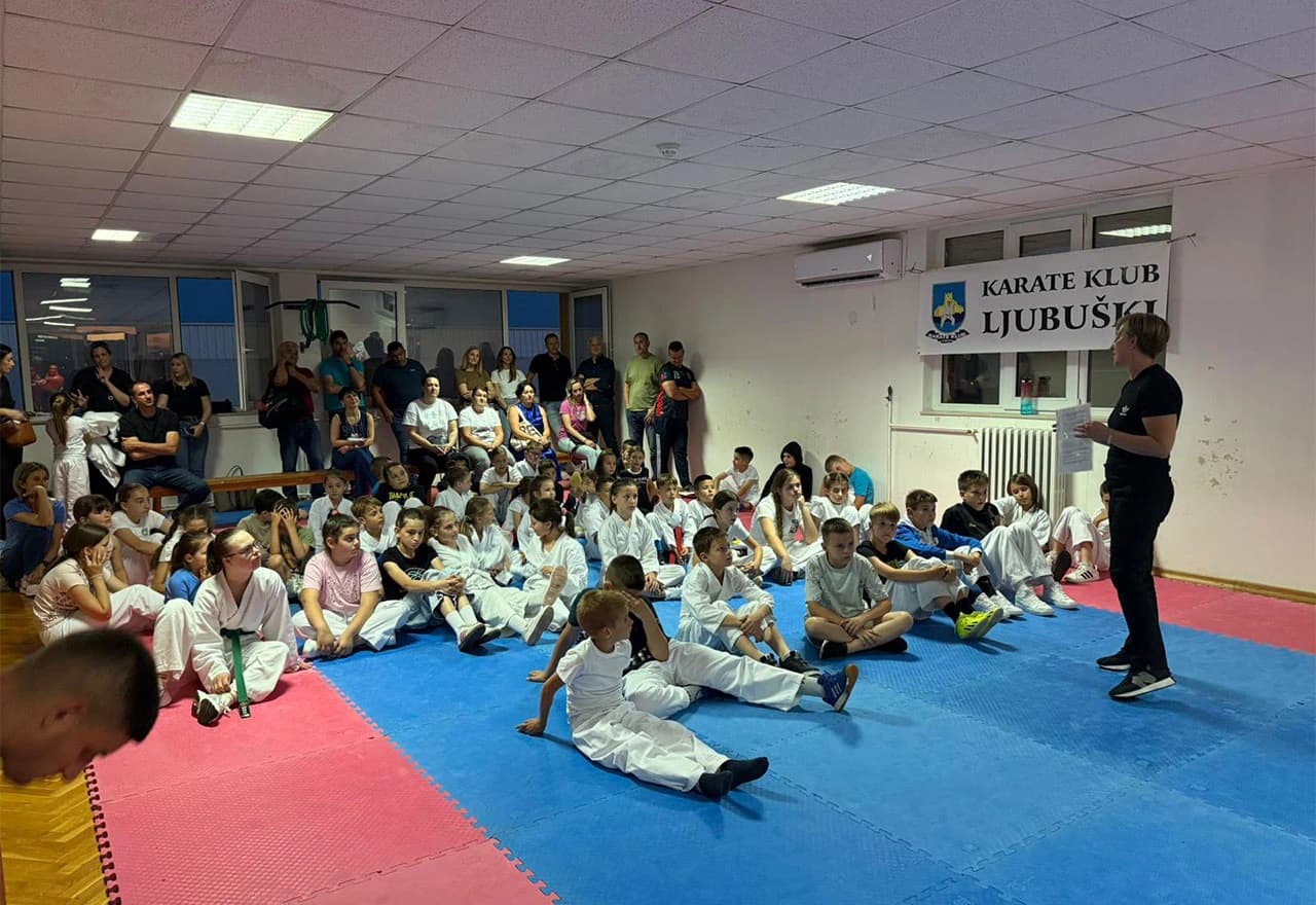 Karate klub Ljubuški promovirao sport kao stil života i alat za razvoj djece