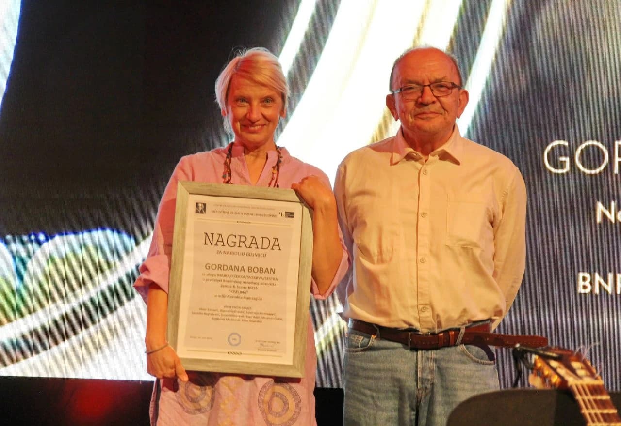 Gordana Boban najbolja glumica na Festivalu glumaca u Konjicu.