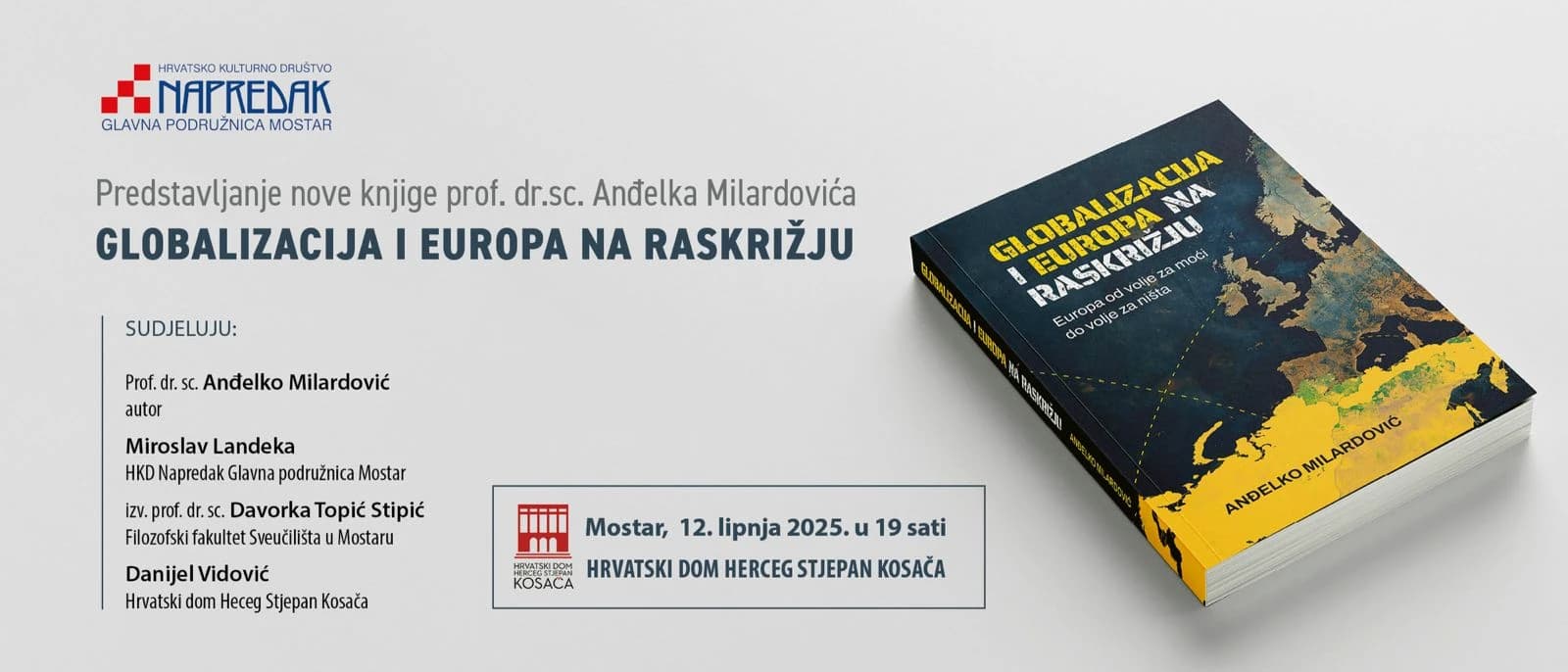 Predstavljanje knjige Globalizacija i Europa na raskrižju