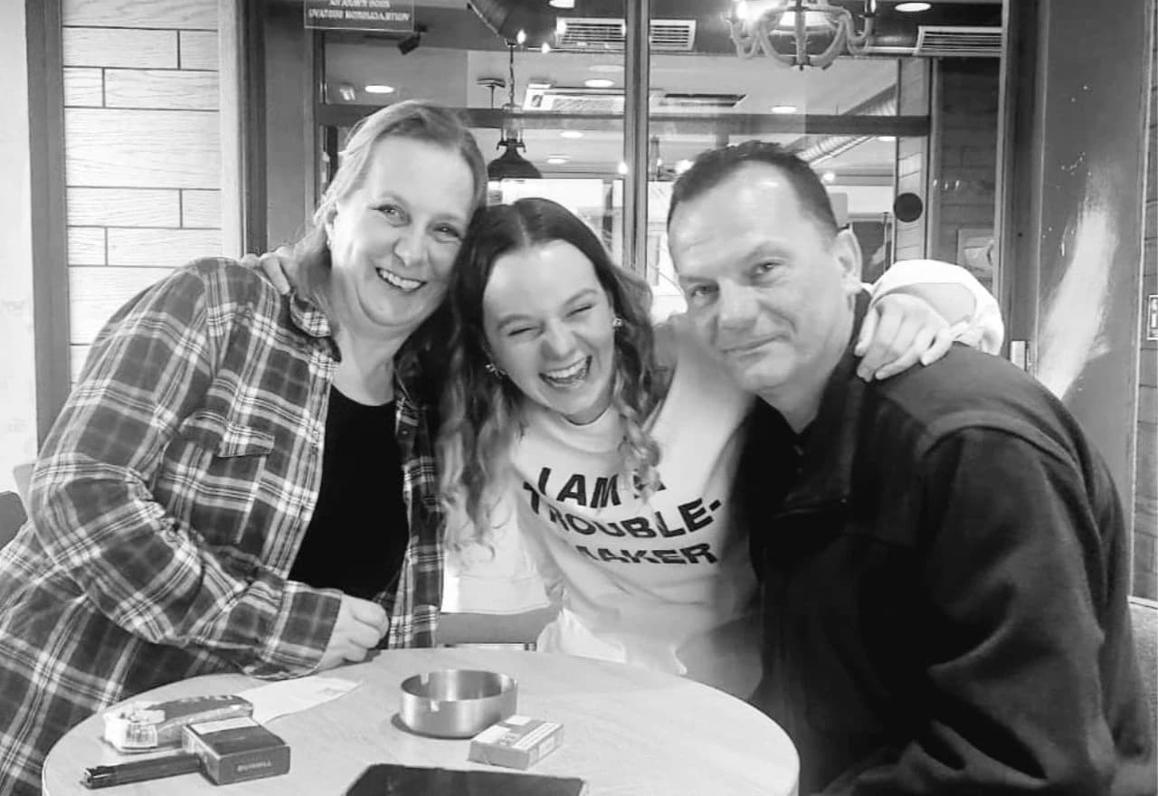 Elena Soldo i roditelji