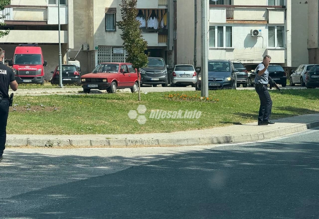 Policija s dugim cijevima