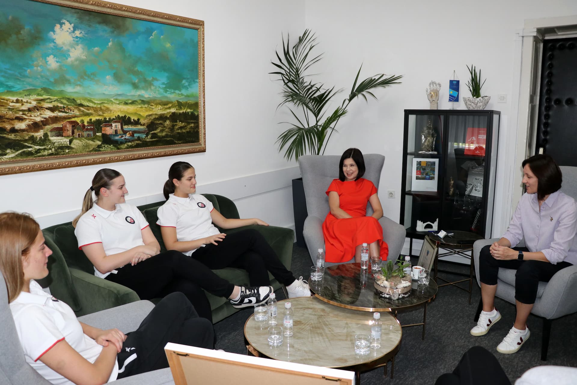 Prijem sportašica kod predsjednice Vlade HNŽ-a