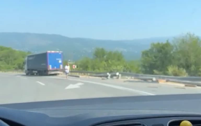 Nezgoda na cesti između Širokog Brijega i Gruda