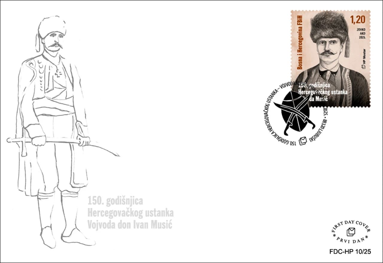 Prigodnom markom HP Mostar obilježava 150. godišnjicu Hercegovačkog ustanka