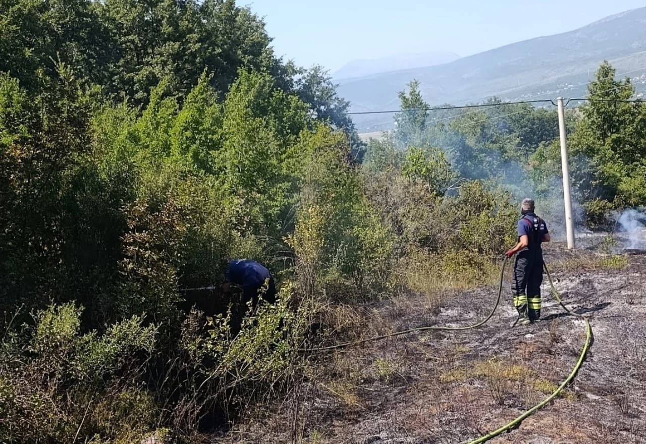 Požar u Ljutom Docu brzo lokaliziran: Vatrogasci apeliraju na oprez