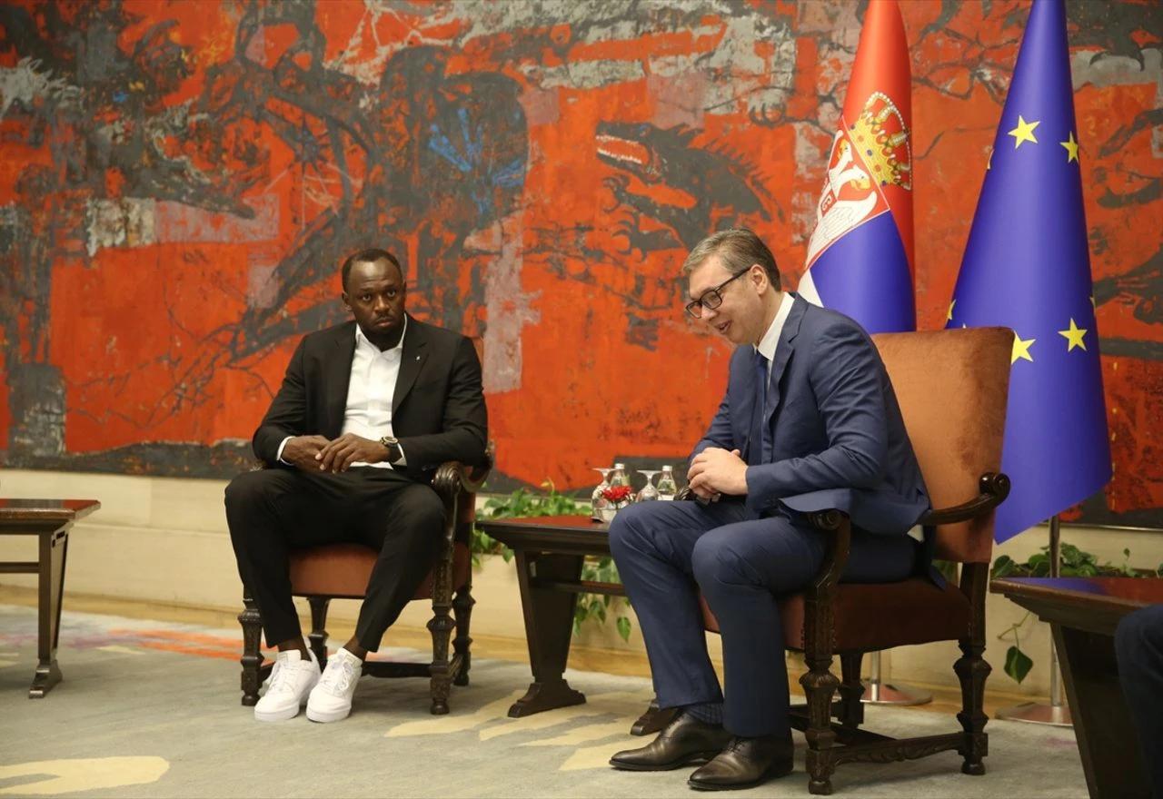 Usain Bolt i Aleksandar Vučić