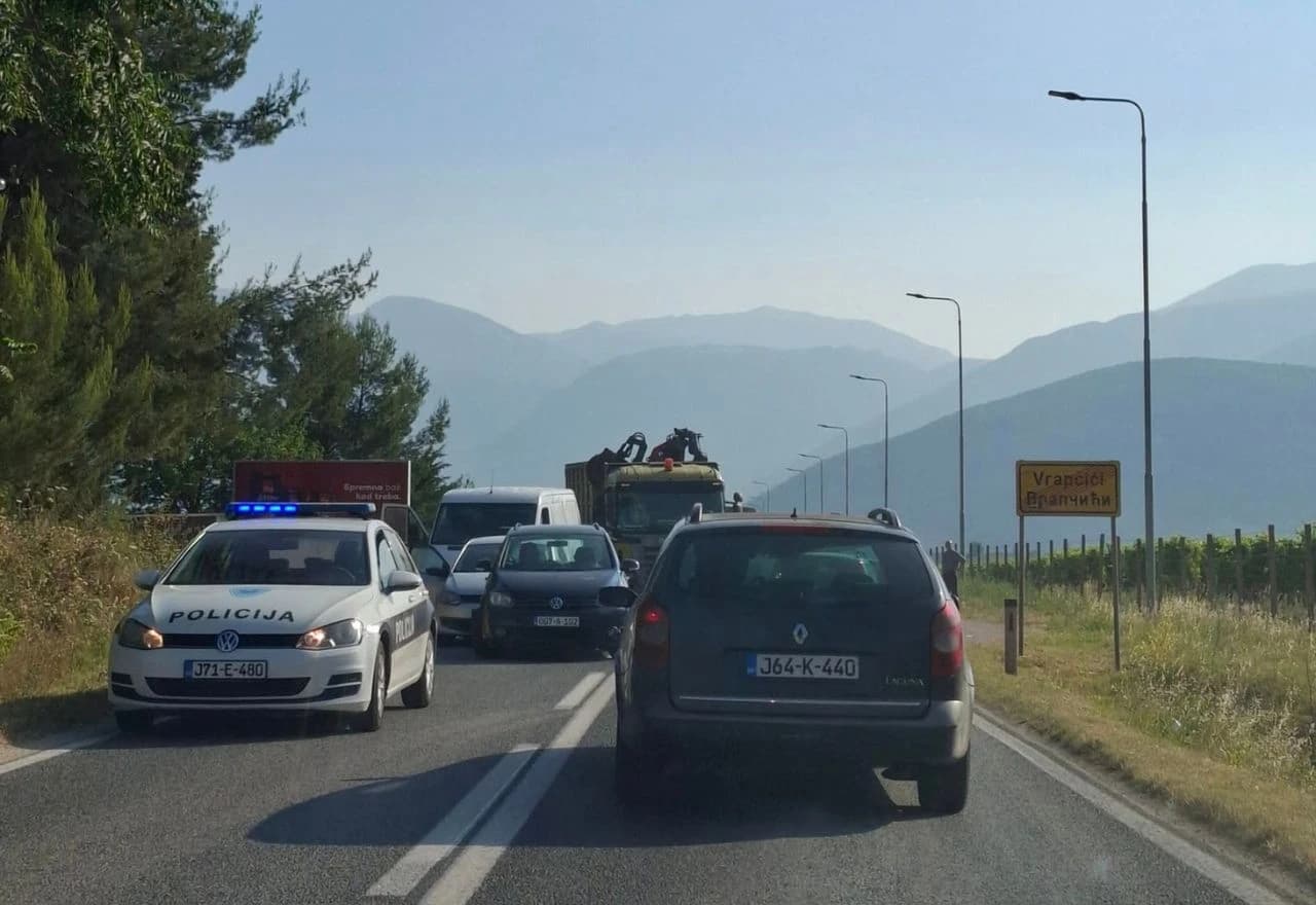 Lančani sudar u Vrapčićima