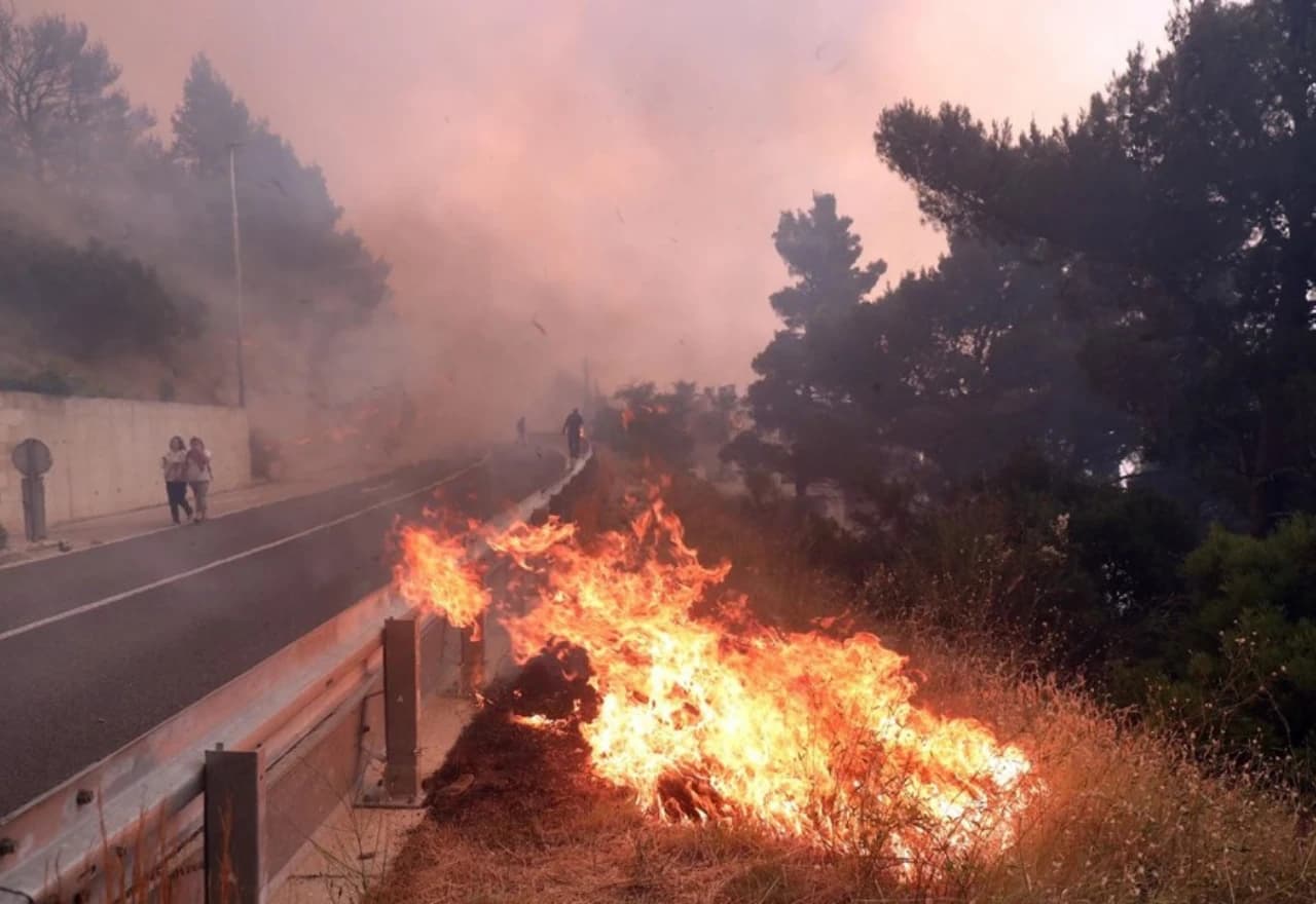 Požar kod Piska i Marušića