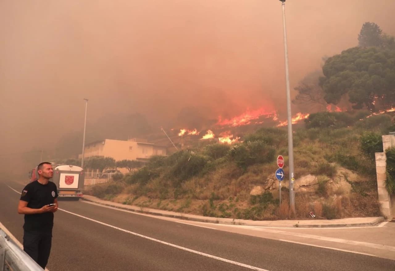 Požar kod Piska i Marušića