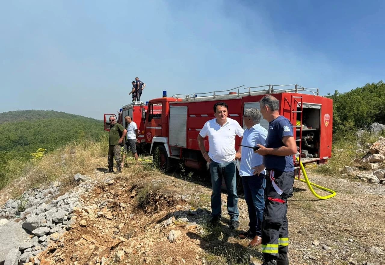 Požar na području Šušnjari - Pejića draga, općina Grude