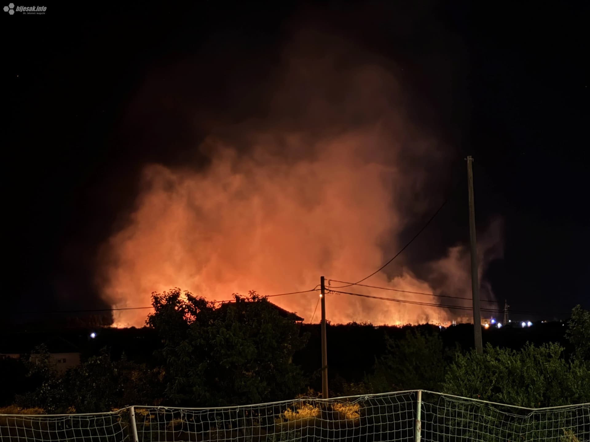 Šumski požar u Ljubuškom