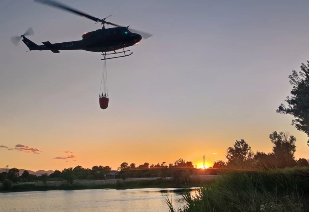 Helikopter Oružanih snaga BiH u akciji