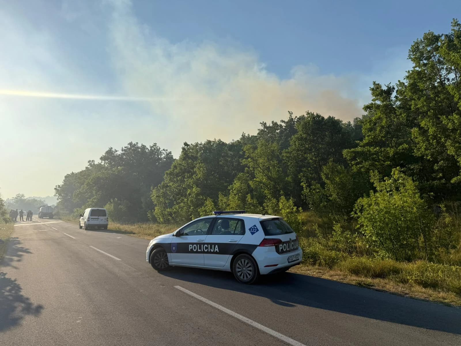Požar na području između Tihaljine i Drinovaca