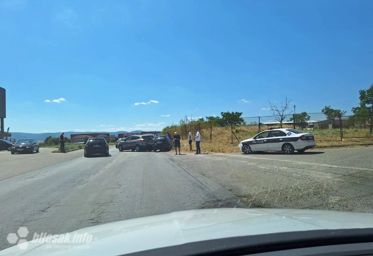 Lančani sudar na Bišću Polju