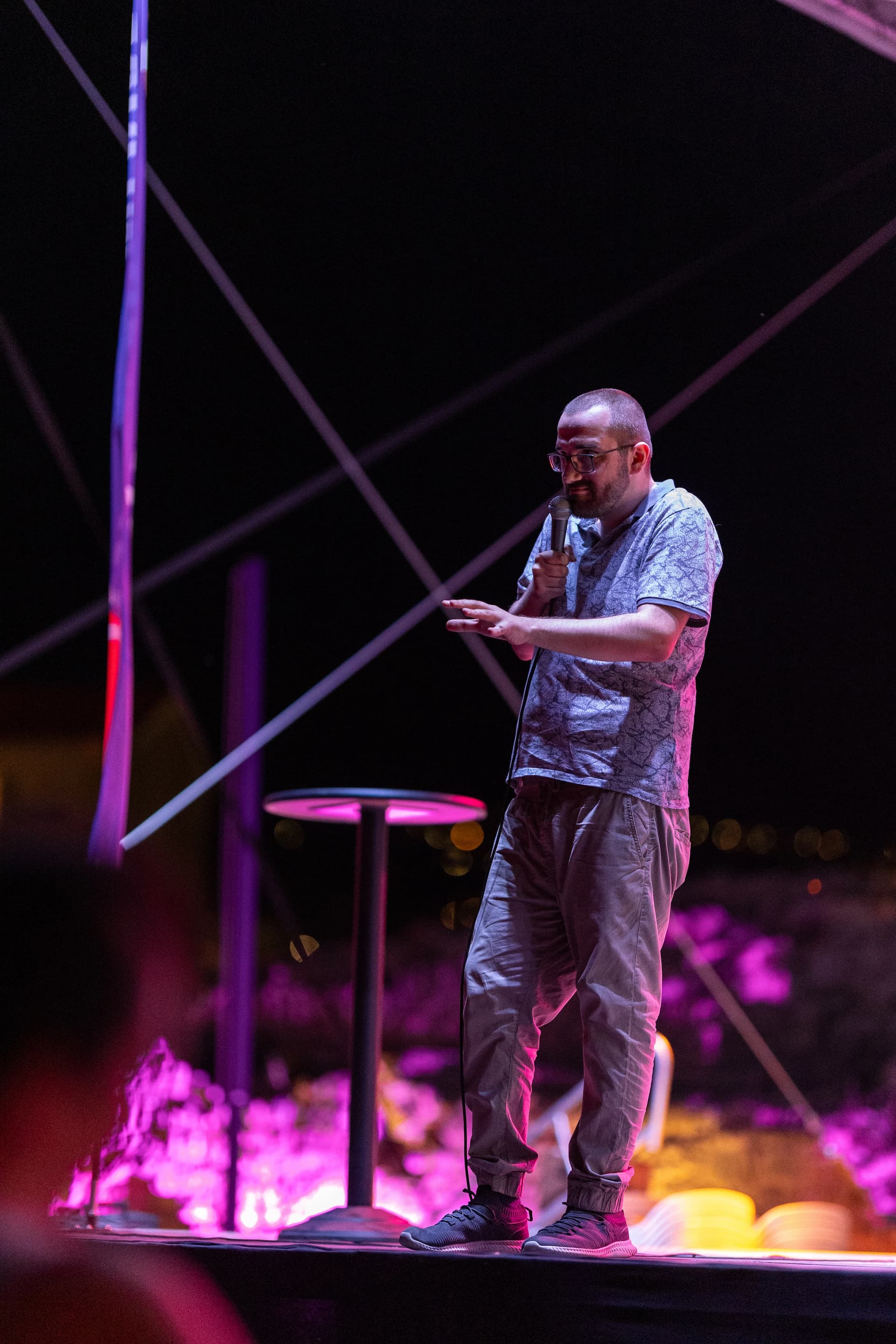 Omer Hodžić na jednom od nastupa