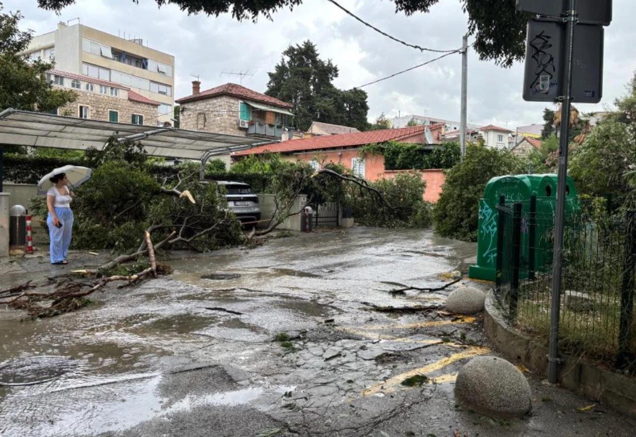 Silovito nevrijeme poharalo Split