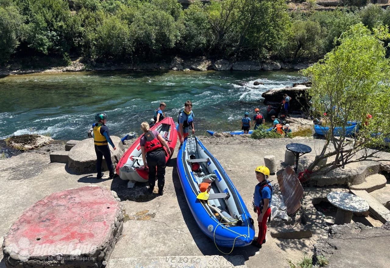 Posljednje pripreme za vožnju Neretvom