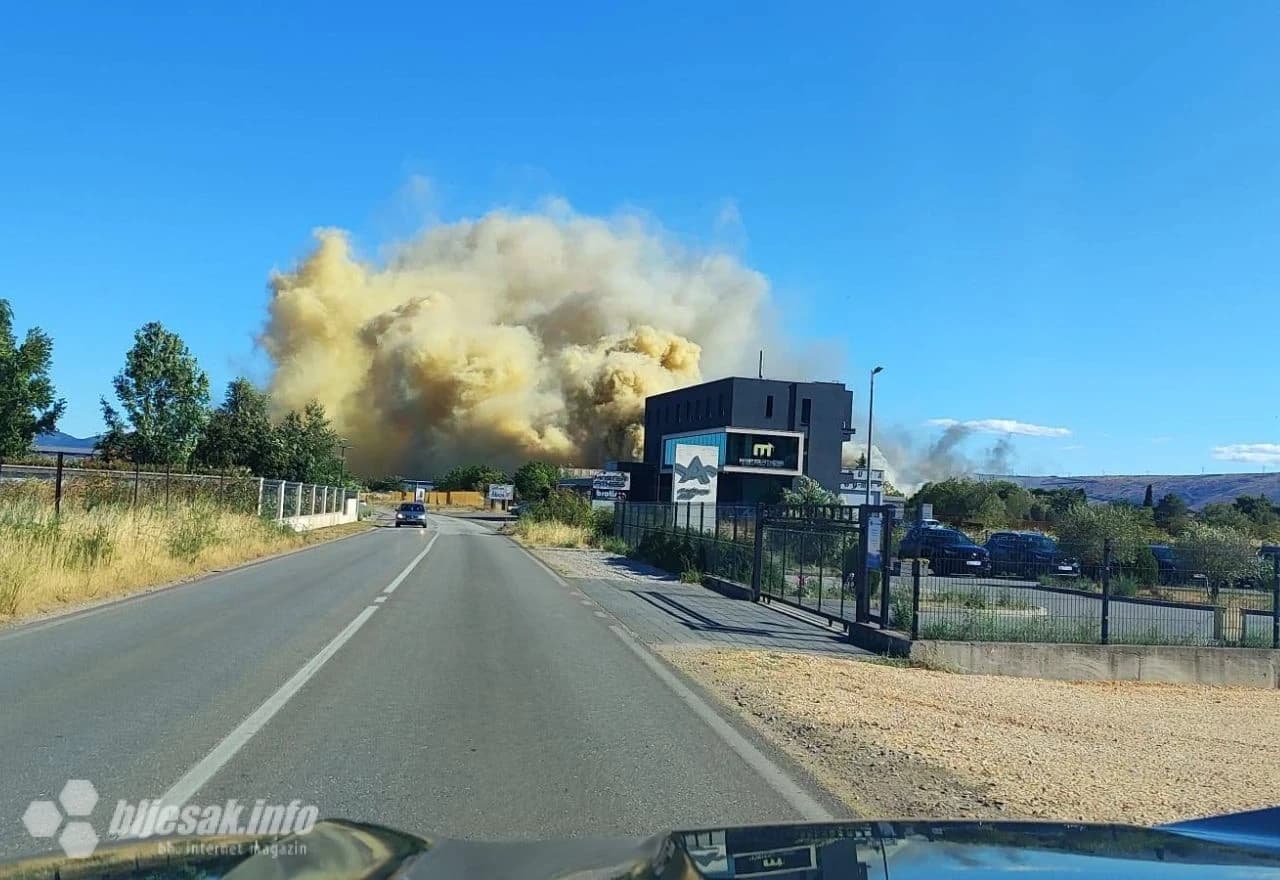 Požar na Bišću Polju