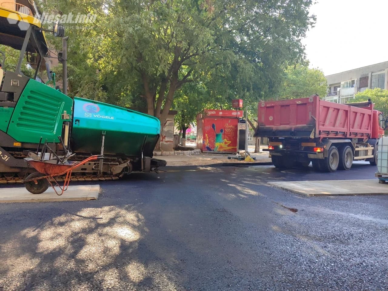 Radovi u Šantićevoj ulici