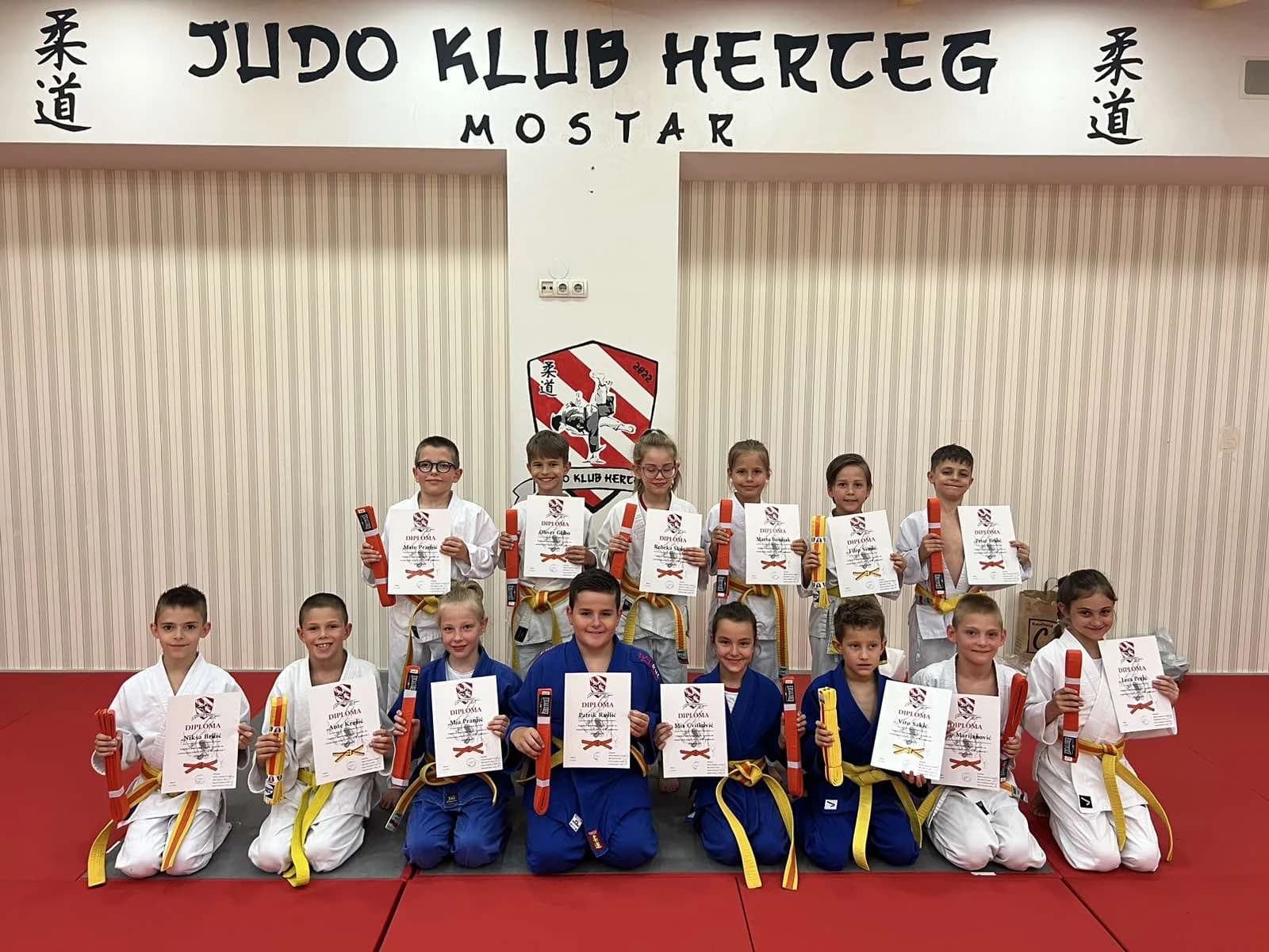 Novi pojasevi u judo klubu Herceg