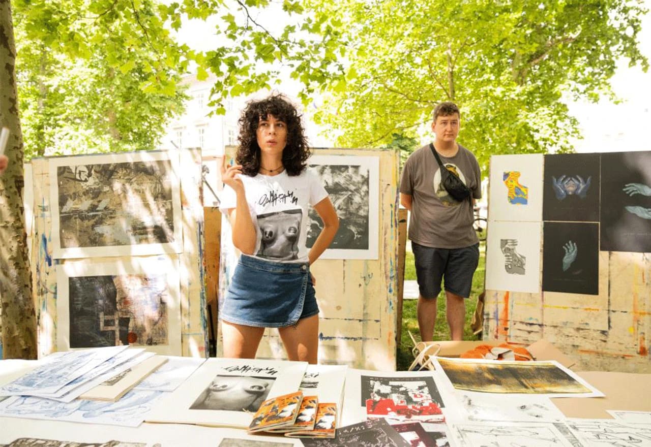 Medina Đukić na štandu ALUO u Ljubljani