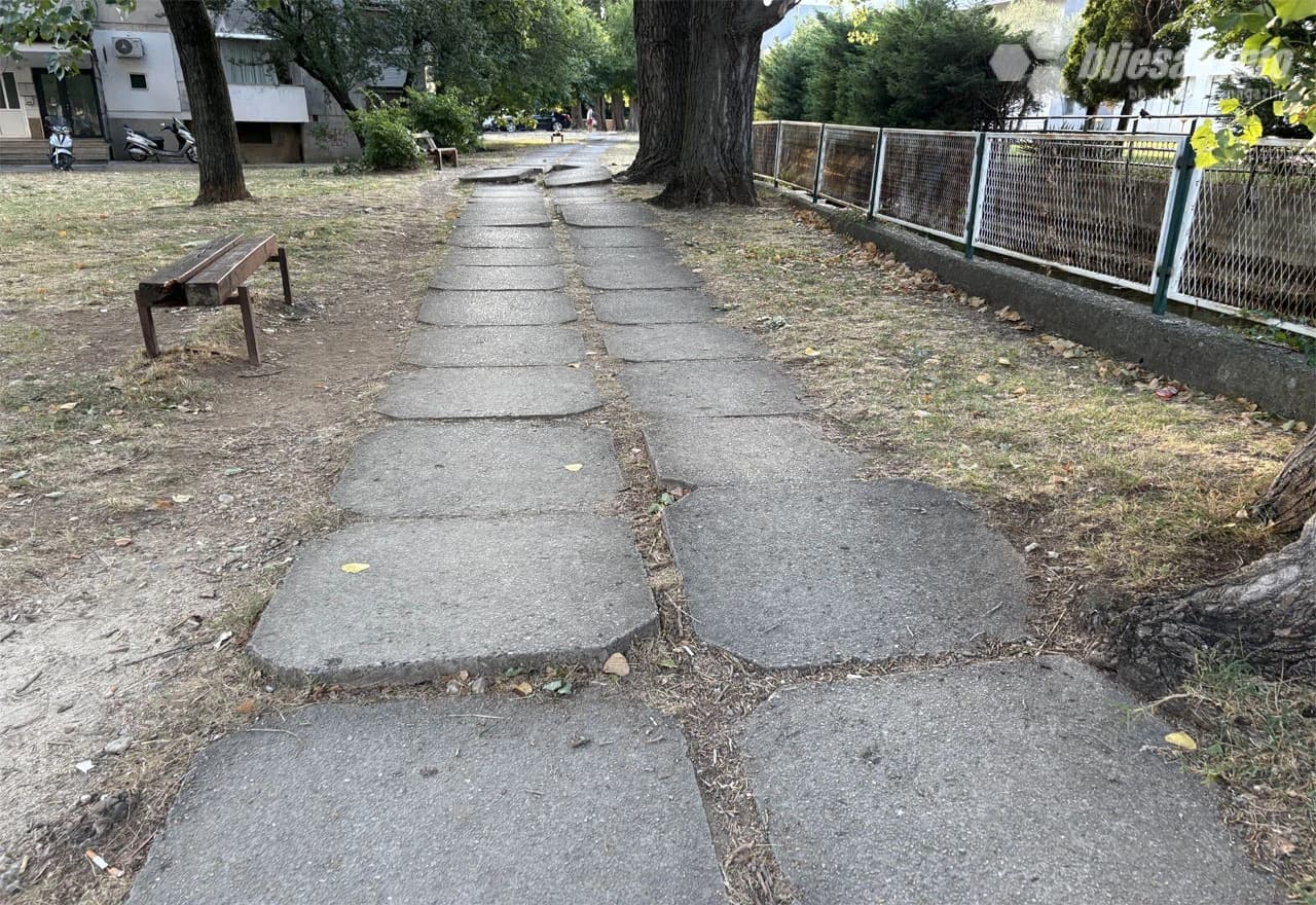 Stari betonski nogostupi bolji od nove galanterije?