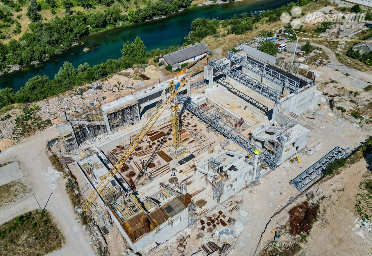 Gradilište budućeg olimpijskog bazena u Mostaru