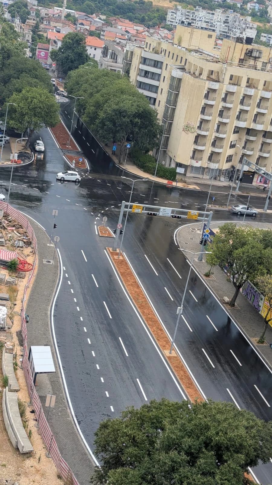 Završeni radovi na raskrižju kod hotela Ero