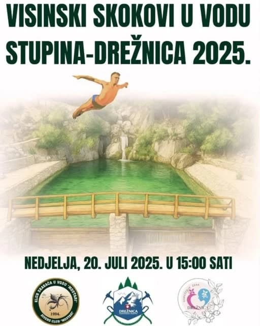 Visinski skokovi u vodu u Drežnici