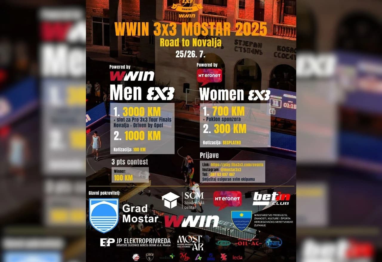 Ove godine s još jačom organizacijom i slotom za Pro 3X3 Tour