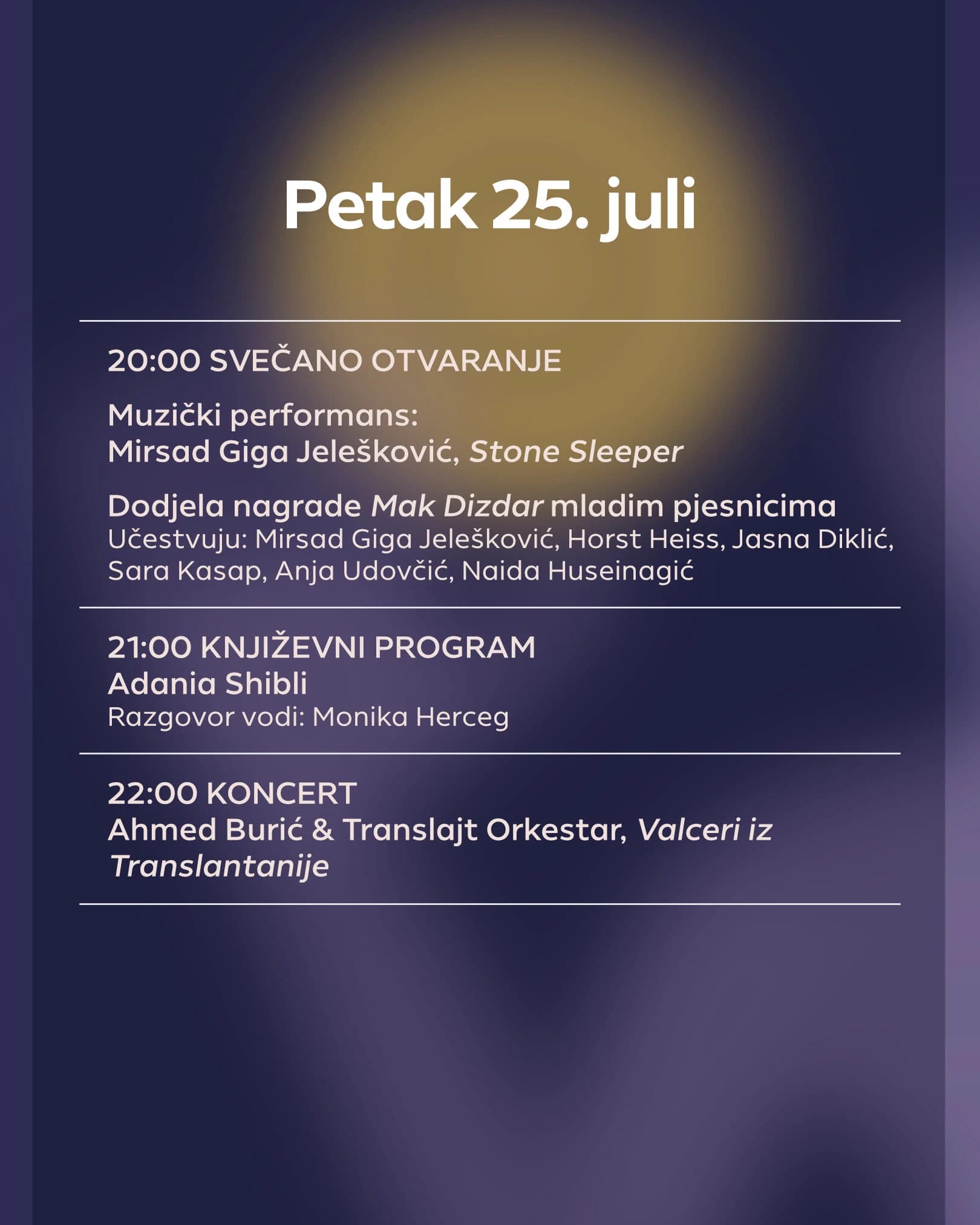 Prvi dan festivala