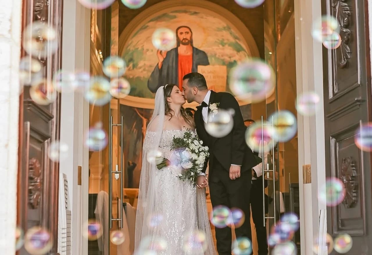 Romantičan kadar zabilježen na vjenčanju