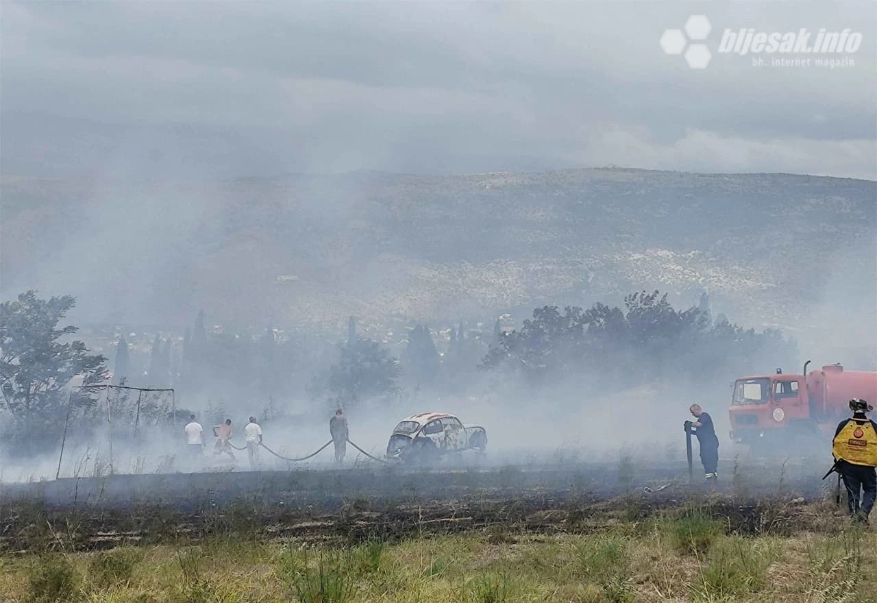 Požar u Mostaru zahvatio Rodoč