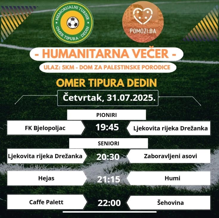 Izgradnja doma za palestinske obitelji: Humanitarni događaj u četvrtak